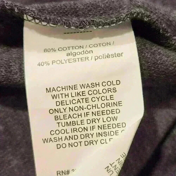 Men's Perry Ellis Quarter Zip Sweater Charcoal Heather $69 - Picture 8 of 9